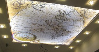 Натяжной потолок с фотопечатью Югорск, цена от 6293 руб.