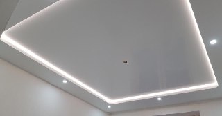Светодиодные натяжные потолки Югорск, цена от 1566 руб.